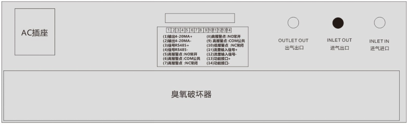 UVOZ-6000型机架式臭氧气体浓度分析仪