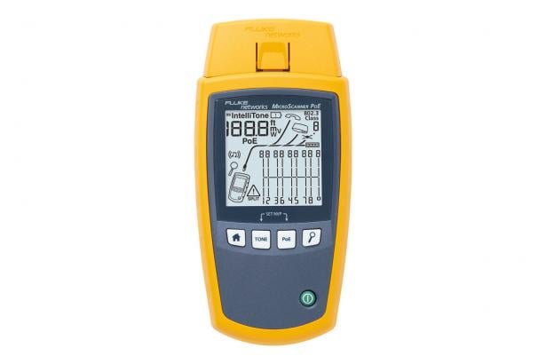 福禄克 Fluke Networks MicroScanner™ PoE 工业以太网线缆验测仪